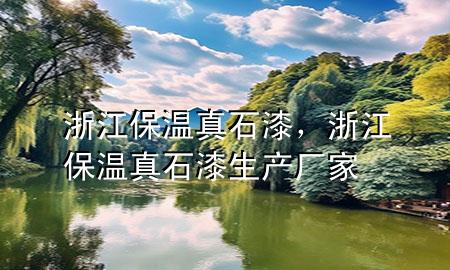 浙江保温真石漆，浙江保温真石漆生产厂家