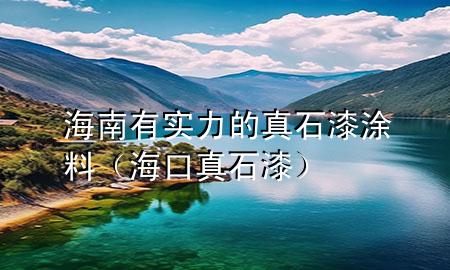 海南有实力的真石漆涂料（海口真石漆）