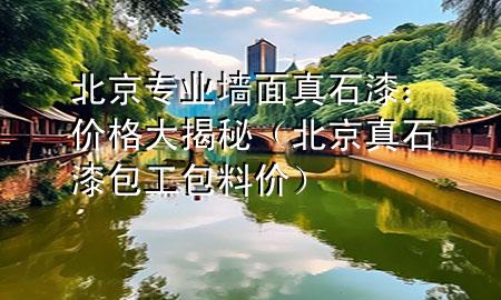 北京专业墙面真石漆：价格大揭秘（北京真石漆包工包料价）