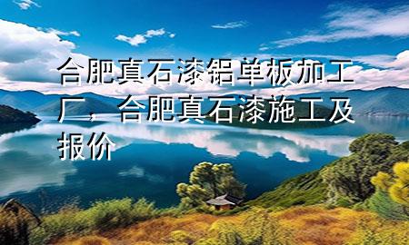 合肥真石漆铝单板加工厂，合肥真石漆施工及报价