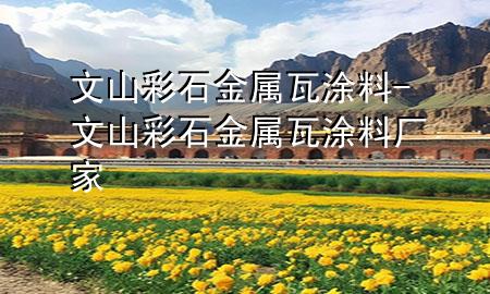 文山彩石金属瓦涂料-文山彩石金属瓦涂料厂家