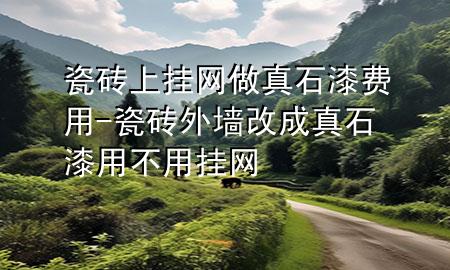 瓷砖上挂网做真石漆费用-瓷砖外墙改成真石漆用不用挂网